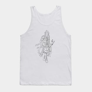 Asterion - Baldurs Gate 3 - lines Tank Top